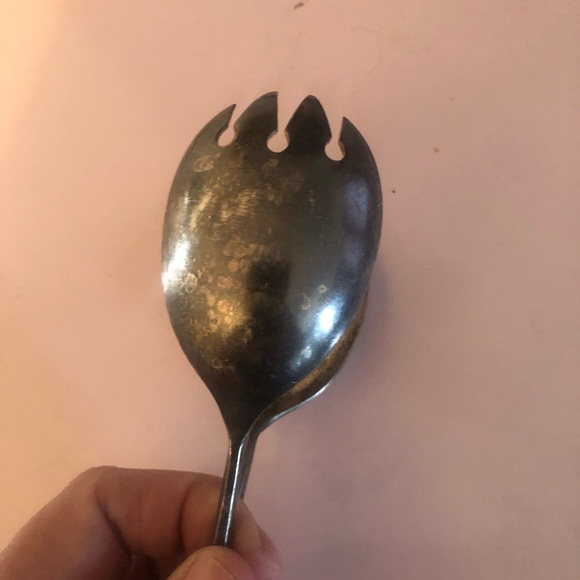 Vintage Serving Tongs - EPNS- perfect for your collection - tarnished . Used - Picture 3 of 8